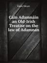 Cain Adamnain  an Old-Irish Treatise on the law of Adamnan - Kuno Meyer