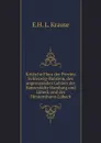 Kritische Flora der Provinz Schlezwig-Holstein, des angrenzenden Gebiets der Hansestadte Hamburg und Lubeck und des Furstenthums Lubeck - E.H. L. Krause