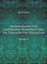 Neuhebraisches Und Chaldaisches Worterbuch Uber Die Talmudim Und Midraschim. Volume 4 - Jacob Levy