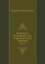 Briefe Eines Verstorbenen: Ein Fragmentarisches Tagebuch. Volume 2 - Hermann Pückler-Muskau