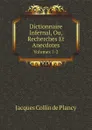 Dictionnaire Infernal, Ou, Recherches Et Anecdotes. Volumes 1-2 - Jacques-Albin-Simon Collin de Plancy