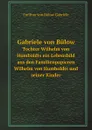 Gabriele von Bulow. Tochter Wilhelm von Humboldts ein Lebensbild aus den Familienpapieren Wilhelm von Humboldts und seiner Kinder - Freifrau von Bülow Gabriele