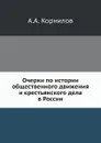 Очерки по истории общественного движения и крестьянского дела в России - А.А. Корнилов