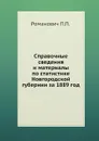 Справочные сведения и материалы по статистике Новгородской губернии за 1889 год - П.П. Романович