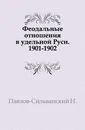 Феодальные отношения в удельной Руси - Н. Павлов-Сильванский