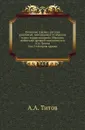 Описание славяно-русских рукописей, находящихся в собрании члена-корреспондента Общества любителей древней письменности А.А. Титова. Том 3. История церкви - А. А. Титов