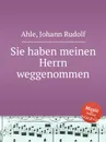 Sie haben meinen Herrn weggenommen - J.R. Ahle