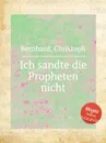 Ich sandte die Propheten nicht - C. Bernhard