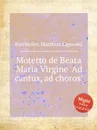 Motetto de Beata Maria Virgine 'Ad cantus, ad choros' - M.S. Biechteler