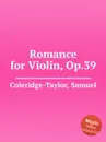 Romance for Violin, Op.39 - S. Coleridge-Taylor