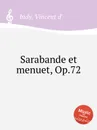 Sarabande et menuet, Op.72 - V. der Indy