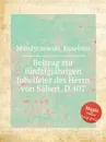 Beitrag zur funfzigjahrigen Jubelfeier des Herrn von Salieri, D.407 - E. Mandyczewski