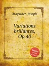 Variations brillantes, Op.40 - J. Mayseder