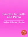 Gavotte for Cello and Piano - E.N. Méhul