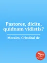 Pastores, dicite, quidnam vidistis? - C. de Morales