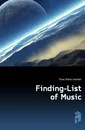 Finding-List of Music - Shaw Robert Kendall