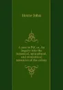 A year in Fiji, or, An inquiry into the botanical, agricultural, and economical resources of the colony - Horne John