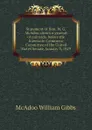 Statement of Hon. W. G. McAdoo, director general of railroads, before the Interstate Commerce Committee of the United States Senate, January 3, 1919 - McAdoo William Gibbs