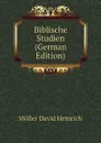 Biblische Studien  (German Edition) - Müller David Heinrich