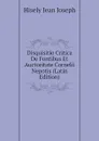 Disquisitio Critica De Fontibus Et Auctoritate Cornelii Nepotis (Latin Edition) - Hisely Jean Joseph