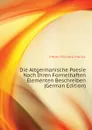 Die Altgermanische Poesie Nach Ihren Formelhaften Elementen Beschreiben (German Edition) - Meyer Richard Moritz