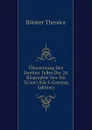 Ubersetzung Des Zweiten Teiles Der 24. Biographie Seu-Ma Ts.ien.s Kia-I (German Edition) - Bönner Theodor