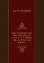 Untersuchungen Aus Dem Botanischen Institut Zu Tubingen, Volume 1 (German Edition) - Pfeffer Wilhelm