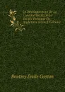 Le Developpement De La Constitution Et De La Societe Politique En Angleterre (French Edition) - Boutmy Émile Gaston