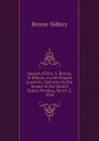 Speech of Hon. S. Breese, of Illinois, on the Oregon question. Delivered in the Senate of the United States, Monday, March 2, 1846 - Breese Sidney