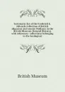 Systematic list of the Frederick E. Edwards collection of British oligocene and eocene Mollusca in the British Museum (Natural History), with references  collections belonging to the Geological - British Museum