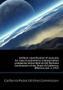 Uniform classification of accounts for class A automotive transportation companies prescribed by the Railroad Commission of the State of California. Effective Jan. 1, 1922 - California Public Utilities Commission