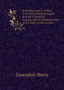 Scientific papers. Edited from the published papers, and the Cavendish manuscripts in the possession of the Duke of Devonshire - Cavendish Henry