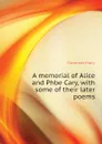 A memorial of Alice and Phbe Cary, with some of their later poems - Clemmer Mary