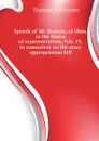 Speech of Mr. Duncan, of Ohio, in the House of representatives, Feb. 19, in committee on the army appropriation bill - Duncan Alexander