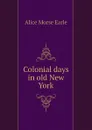 Colonial days in old New York - Earle Alice Morse