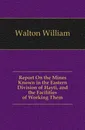 Report On the Mines Known in the Eastern Division of Hayti, and the Facilities of Working Them - Walton William