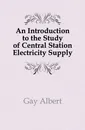 An Introduction to the Study of Central Station Electricity Supply - Gay Albert