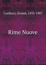 Rime Nuove - Giosuè Carducci