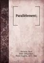 Parallelement - Paul Verlaine