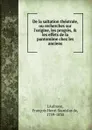 De la saltation theatrale. ou, recherches sur l.origine, les progres and les effets de la pantomime chez les anciens - François Henri Stanislas de L'Aulnaye