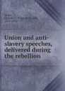 Union and anti-slavery speeches - Charles Daniel Drake