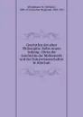 Geschichte der alten Philosophie. Nebst einem Anhang - Wilhelm Windelband