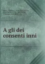 A gli dei consenti inni - Vincenzo Monti