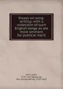 Essays on song-writing - John Aikin