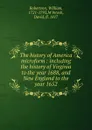 The history of America microform - William Robertson