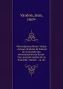 Monseigneur Henry Verjus - Jean Vaudon