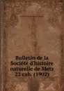 Bulletin de la Societe d.histoire naturelle de Metz. Cahier 22. Serie 2. Tome 10 - Société d'histoire naturelle de Metz