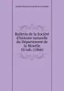 Bulletin de la Societe d.histoire naturelle. Cahier 10 - Département de la Moselle