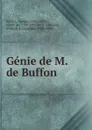 Genie de M. de Buffon - Georges Louis Leclerc Buffon