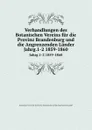Verhandlungen des Botanischen Vereins. Heft 1 - P. Ascherson